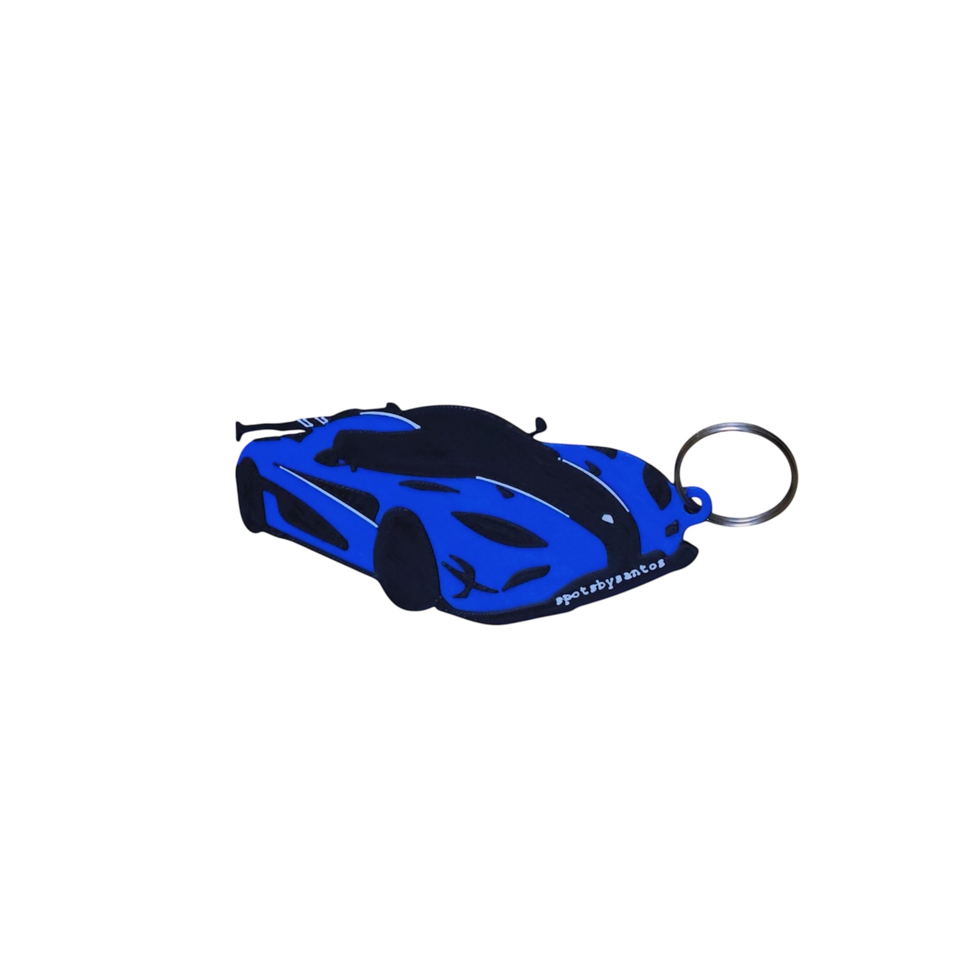Custom Keychain (Carbon fiber look)