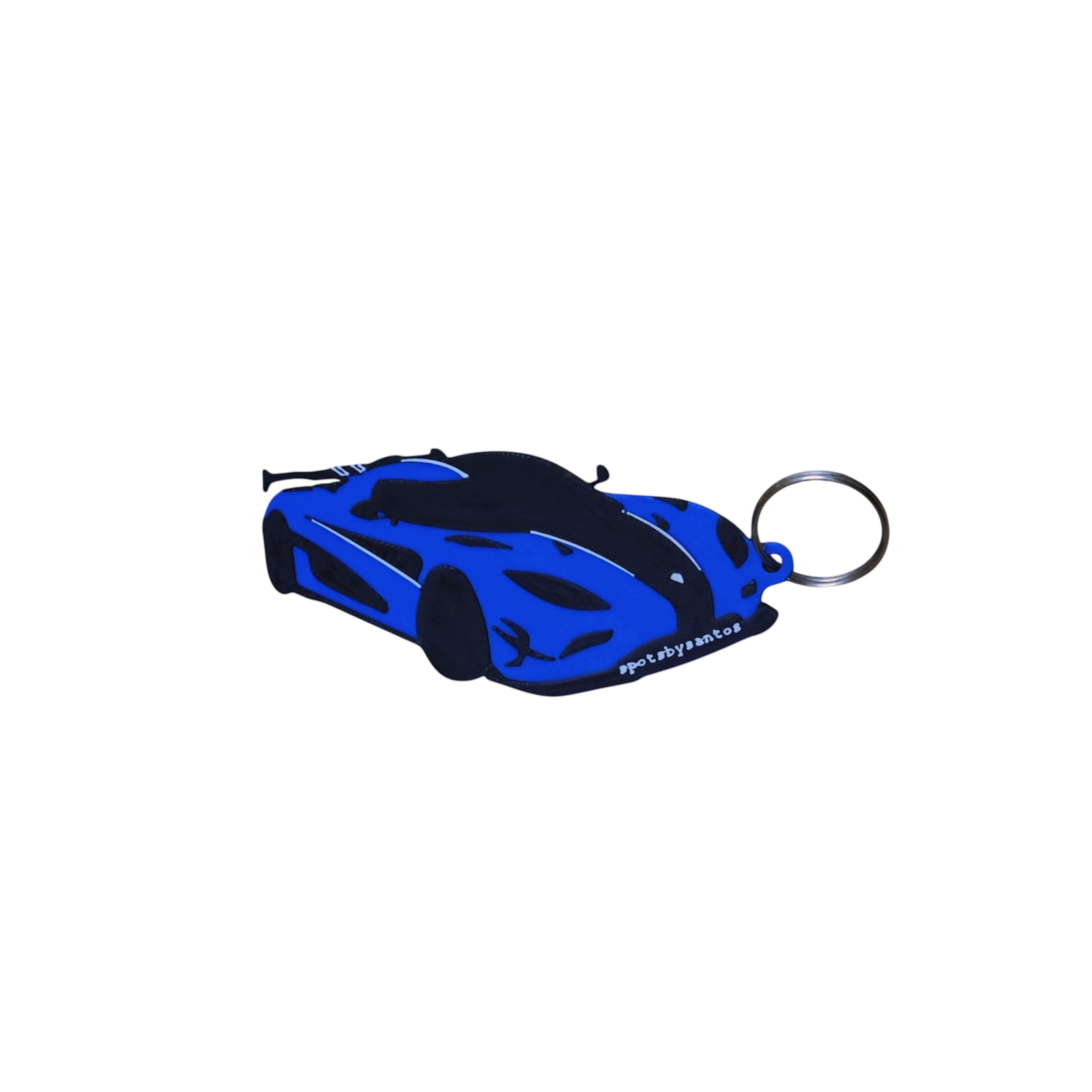 Custom Keychain (Carbon fiber look)