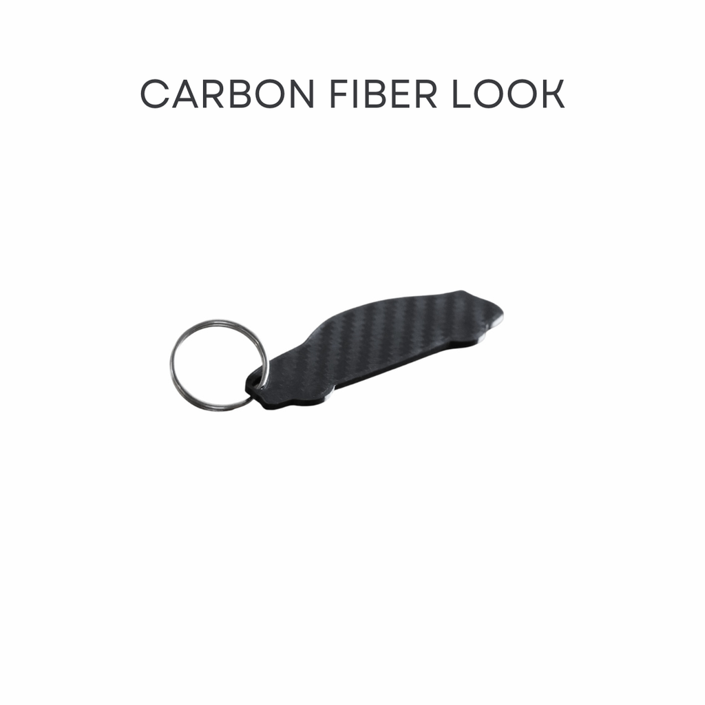 Custom Keychain (Carbon fiber look)
