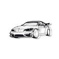 Silhouette BMW M4 F82