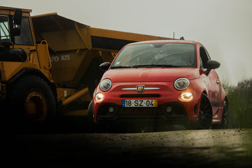 Keychain Abarth 595 (steel)