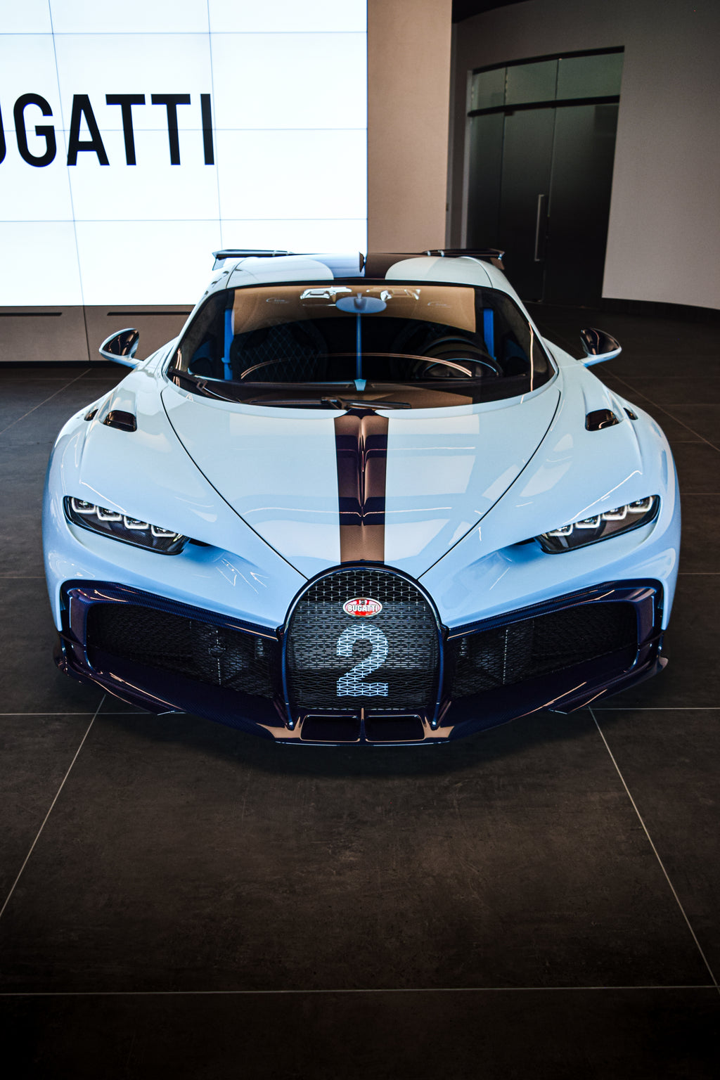 Keychain Bugatti Chiron Pur Sport (steel)