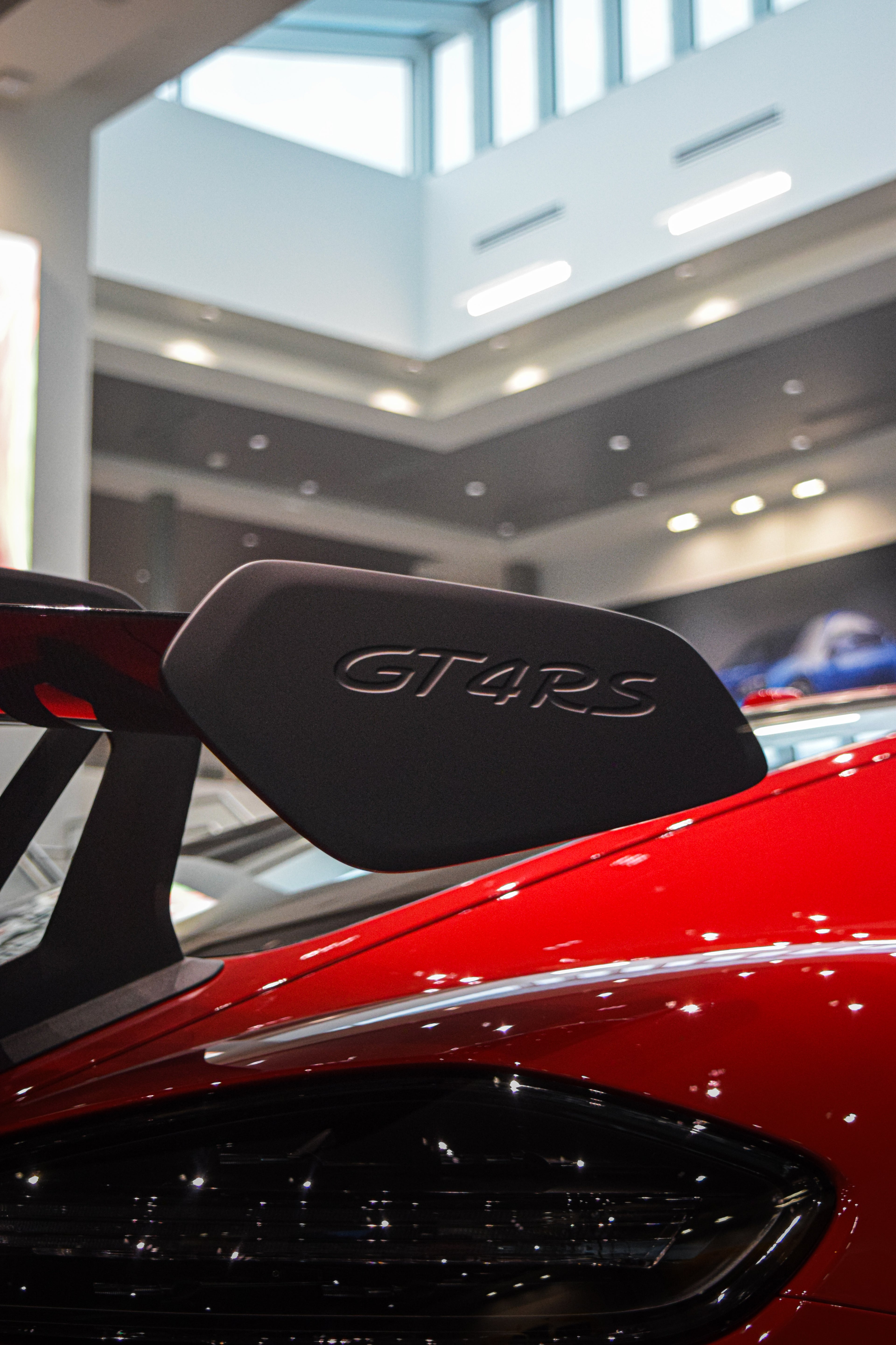 Porsche 718 GT4RS Keychain (steel)