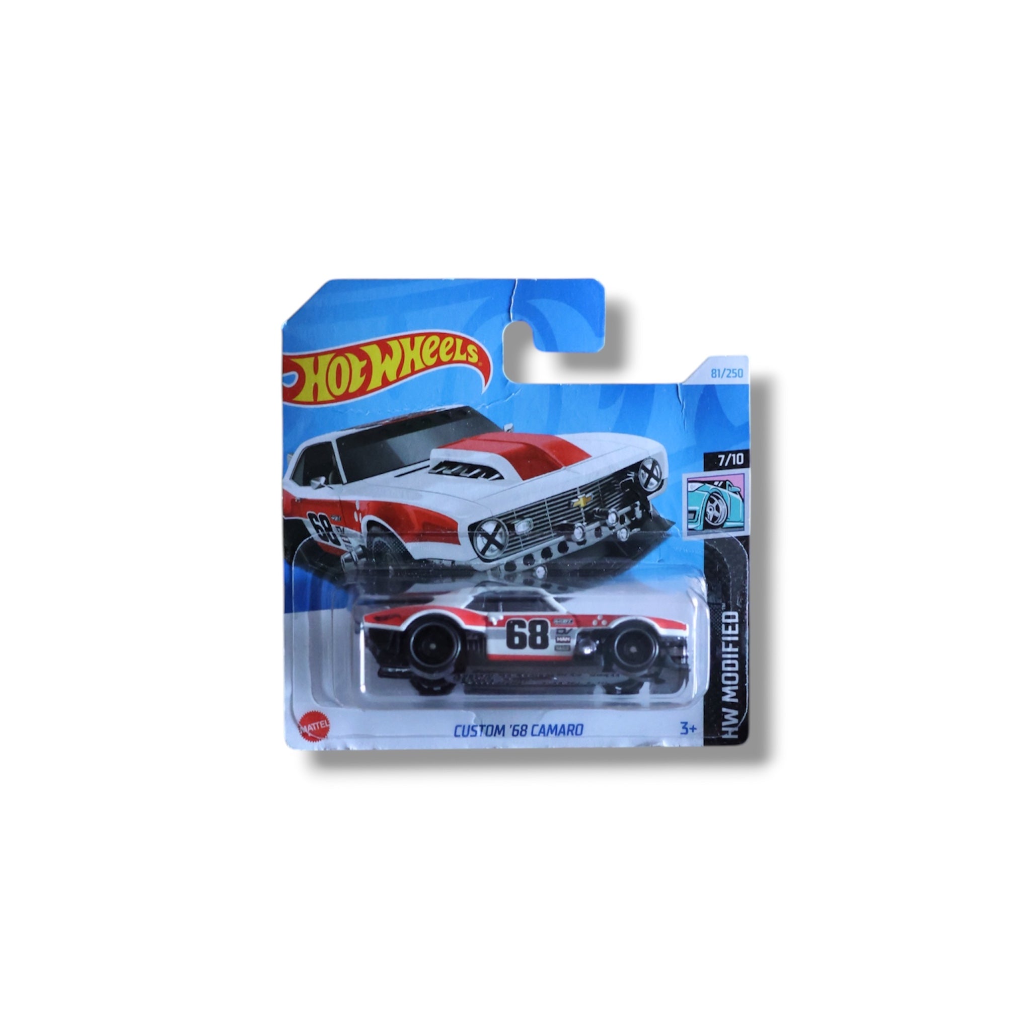 Hot Wheels Custom '68 Camaro (White)
