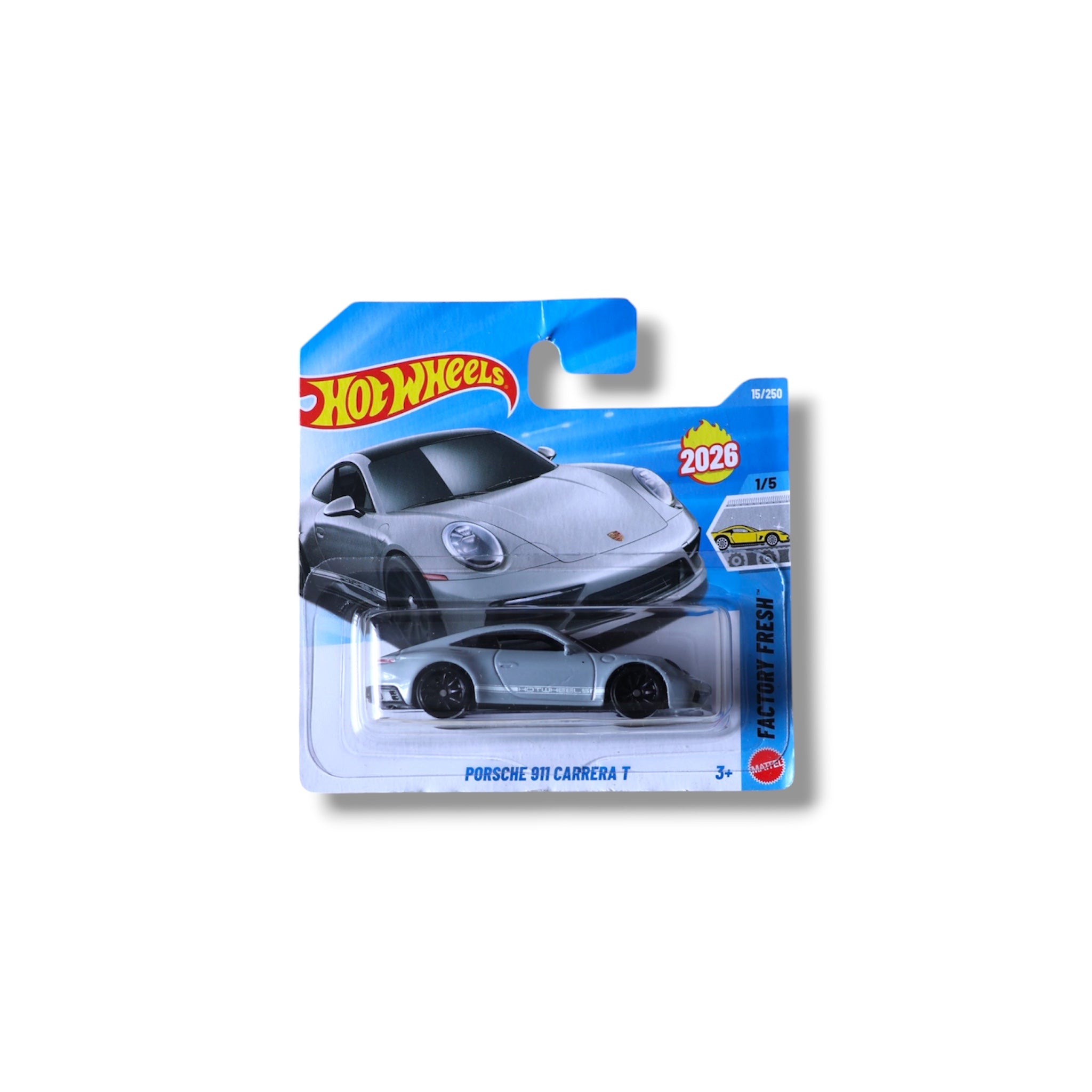 Hot Wheels Porsche 911 Carrera T (Cinzento)