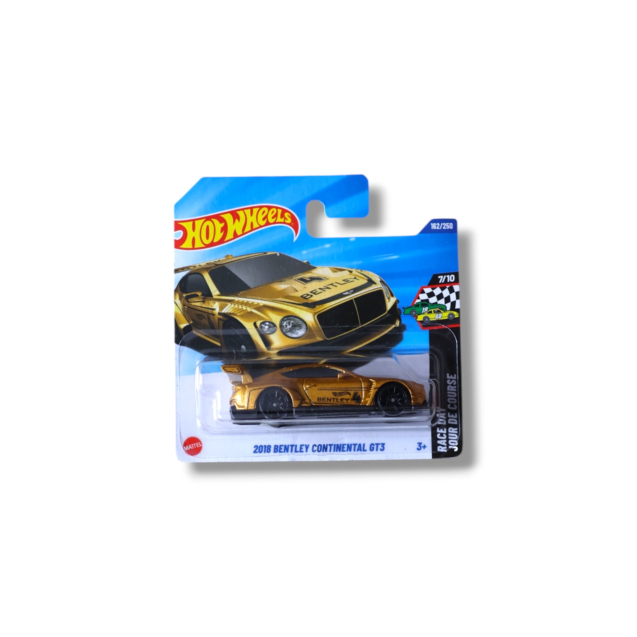 Hot Wheels 2018 Bentley Continental GT3 (Golden)