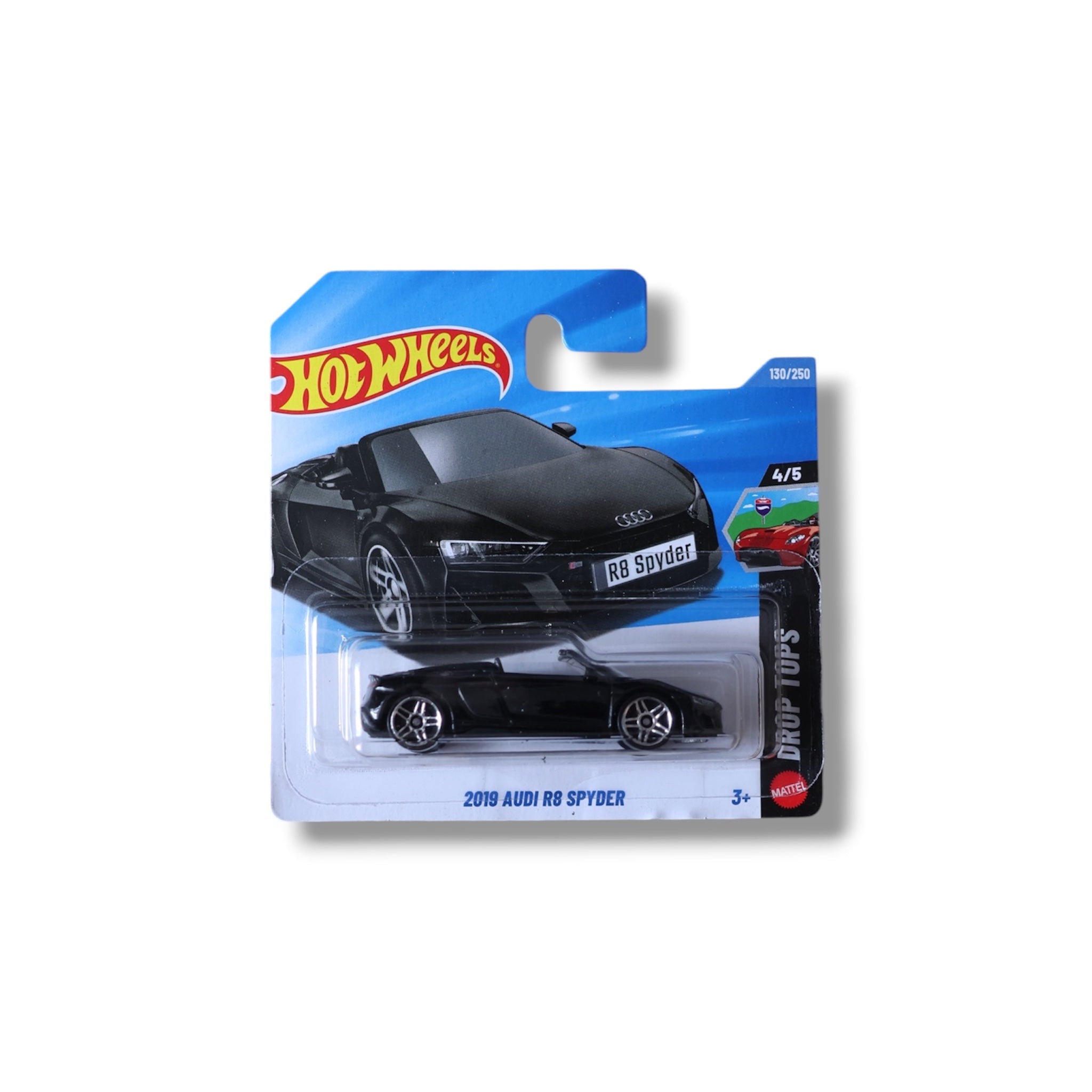 Hot Wheels 2019 Audi R8 Spyder (Negro)